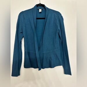 White House Black Market Peplum Cardigan